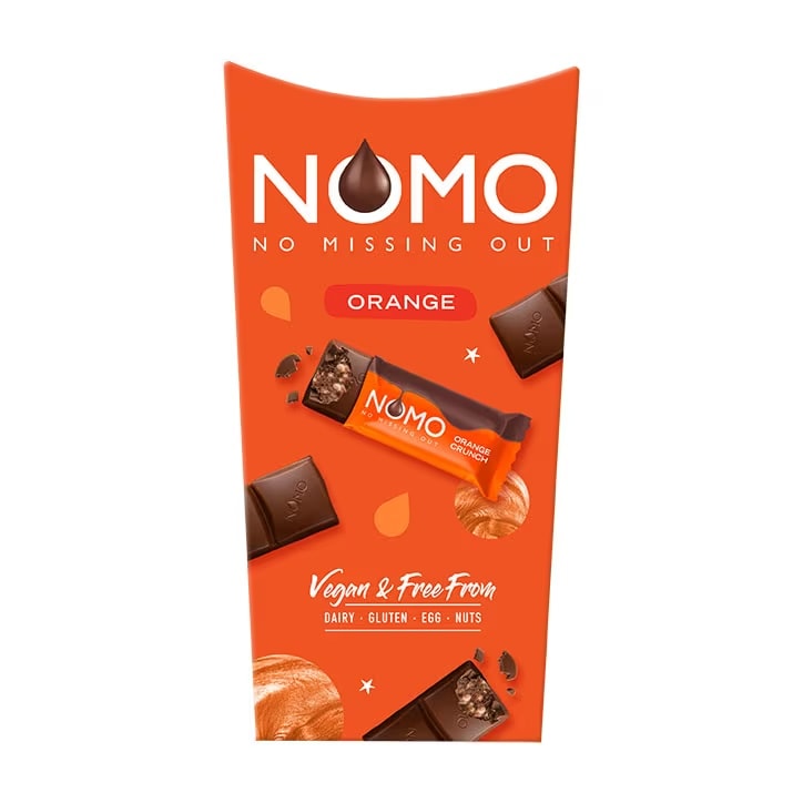 Nomo Chocolate Orange Crunch Share Box 140g The Candy Parlour